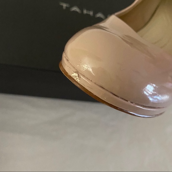 Tahari Blush Nude Patent Heels - Picture 12 of 13